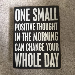 - Rustic Wooden Sign - Inspirational and Motivational Quote - Picture 1 of 4