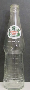 Canada Dry (Mae West) klare ACL Sodaflasche 12 Unzen 1967 - Bild 1 von 2