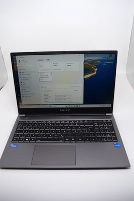 Terra Mobile 1517  Core i5-1235U  8GB RAM   512GB SSD  Win11 Pro   15,6" FHD - Bild 1 von 4