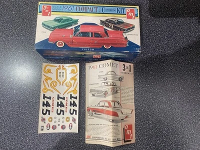 AMT 1961 Comet escala 1/25 casi completo sin construir kit de colección Foto 1 de 4