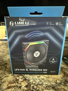 Lian Li UNI FAN SL Revolutionary Wireless 120 ARGB Fan, Black - Picture 1 of 4