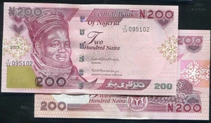 Nigeria  P47c,  200-NAIR, 2023 UNC - Picture 1 of 1