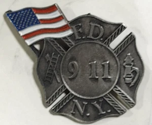 F.D N.Y. 9 11 - Collector's Pin, New (Made In USA) - Picture 1 of 2