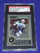 John Klingberg SIGNED 2014-15 OPC Platinum #189 RC Auto SGC Slab Stars Leafs