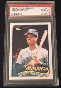 1989 Topps Traded Ken Griffey Jr. ROOKIE RC #41T PSA 10 GEM MINT - Bild 1 von 2