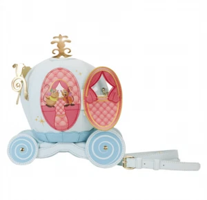 Loungefly Disney Stitch Shoppe CINDERELLA PUMPKIN Carriage COACH Crossbody Bag - Picture 1 of 16