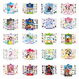 Kids Temporary Tattoo Sticker Party Supplies Lolly Loot Bag Fillers Frozen Cars - Picture 1 of 41