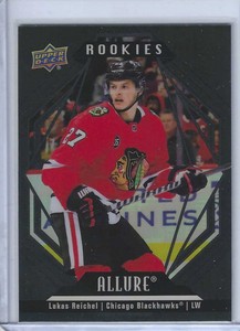Lukas Reichel 2022-23 Allure Black Rainbow Rookies Chicago Blackhawks