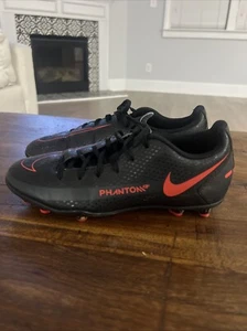 Nike 6Y Jr. PHANTOM GT CLUB FG Youth Kids' Soccer Cleats CK8479-060 Black Red - Picture 1 of 17
