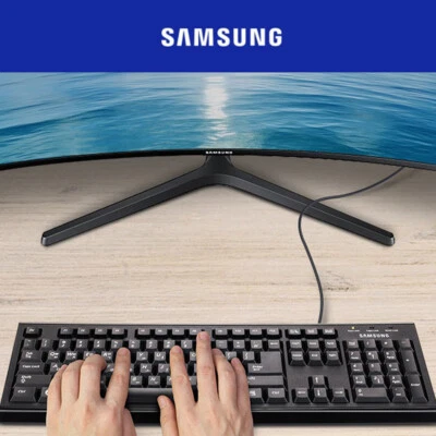 SAMSUNG Wired Keyboard SPA-JKA1BUB Cover Includes Korean Office Desktop Laptop - Image 1 of 4