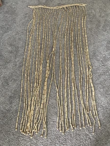 Vintage Bamboo Curtain Wood Bead Hippie Boho 60’s 70’s