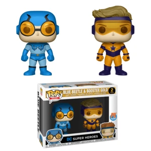 DC Super Heroes - Blue Beetle & Booster Gold Pop! Heroes Figures 2 Pack - Picture 1 of 1