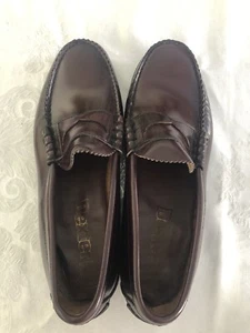 Dexter Herren Leder Halbschuh 9,5 Vintage Neu Defekt Ohne Karton Braun - Bild 1 von 8