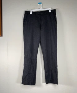 J. Crew CLASSIC FIT 100% Wool Dress Pants Men's 34 x 32 Mid Rise Gray Office - Picture 1 of 18