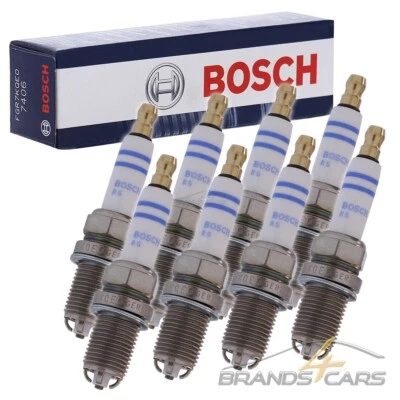 8x BOSCH ZÜNDKERZE FÜR AUDI S4 S5 A6 4.2 A8 3.7 4.2 VW PHAETON TOUAREG 4.2 V8 - Bild 1 von 4