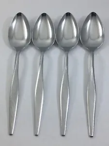 Oneida WINDRIFT Stainless Wm A Rogers Premier Burnished 4 Teaspoons Flatware - Picture 1 of 5