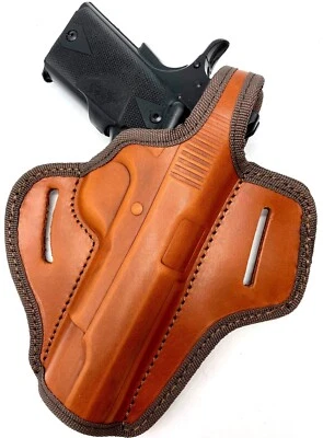 CEBECI For ROCK ISLAND STANDARD FS 5" 1911, Brown Right Hand Thumb Break Belt Holster