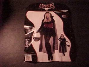 WOMENS/LADIES BRAND NEW VELVET RED RIDING HOOD "THE DARK SIDE COSTUME SIZE LARGE - Picture 1 of 1