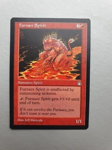 Furnace Spirit , MTG Stronghold (1998). Common Red Creature NM - Picture 1 of 2