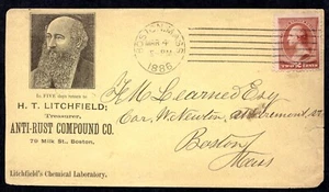 US 1886 ADVERTISING COVER OF "ANTI-TRUST COMPOUND CO." - Picture 1 of 2