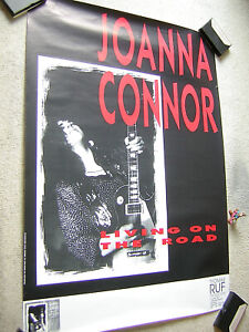 JOANNA CONNOR Living On The Road GER PROMO-/CONCERT-POSTER 59x84cm (A1), GEROLLT