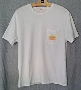 Margaritaville LESS WORK MORE SURF Pocket T-Shirt ~ Size Medium - Picture 1 of 5