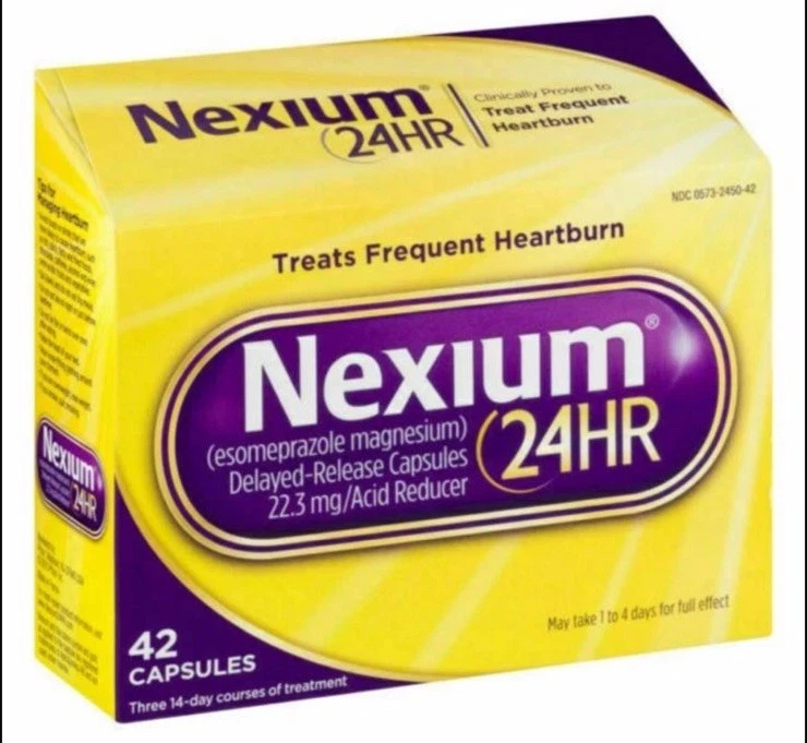 Nexium 42 count 22.3mg capsules (Exp: 7/26) - Image 1 of 1