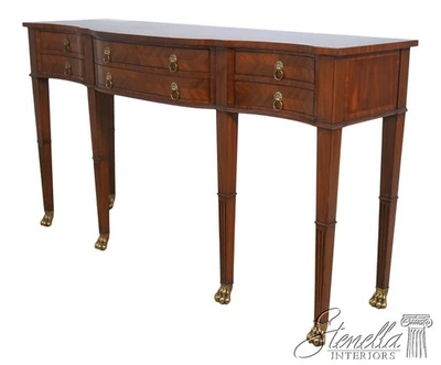 L70720: MAITLAND SMITH Regency Style Mahogany Console Table Sideboard - Image 1 of 4