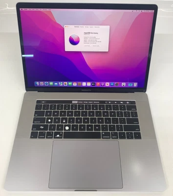 Apple MacBook Pro A1990 15.4" i7 8th Gen 16GB RAM 256GB SSD Grade C US - Image 1 of 4