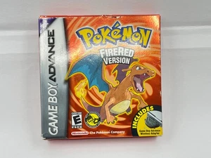 Pokémon Rojo Fuego Nintendo Game Boy Advance GBA Auténtico CIB - Imagen 1 de 11