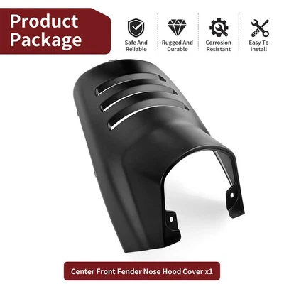 Fender Center Hood Front Black For Suzuki Quadrunner 160 LT-F160 2x4 1991-2004 - Изображение 1 из 4