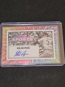 2025 Leaf Vivid Nolan Ryan Vivid Sports Auto 1/1 RARE VS-NR1 - Bild 1 von 2