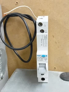 Hager AD185 - 10 Amp 30ma  RCBO type C tested for correct operation. - Picture 1 of 8