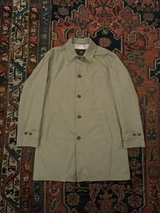 LORO PIANA LIGHTWEIGHT 52IT 42UK L LUXURY TRENCH COAT BEIGE - Picture 1 of 13
