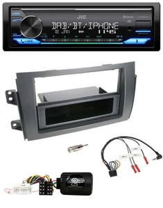 JVC Bluetooth DAB USB Lenkrad Autoradio für Fiat Sedici Suzuki SX4 - Bild 1 von 10