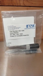 Outlet Check Valve Assembly, Gilson/Rainin 5SC, 5SS, 5TI, 10SC, 10SS, 10WSS - Picture 1 of 2