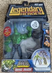 Marvel Legendary Heroes Pitt BAF Series Savage Dragon 6 inch scaled very rare - Picture 1 of 2