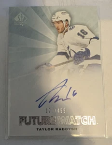 2021-22 SP Authentic 2011-12 Future Watch Auto RFWA-TR Taylor Raddysh 120/499 - Picture 1 of 2