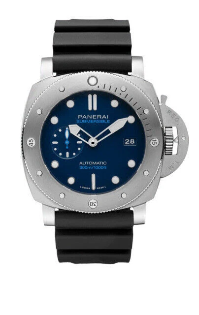 Panerai Luminor Submersible Blue Men's Watch - PAM00692