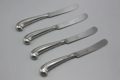 Lot of (4) Kirk Stieff THOMAS JEFFERSON Stainless 9 1/8" Dinner Place Knives - Image 1 of 3