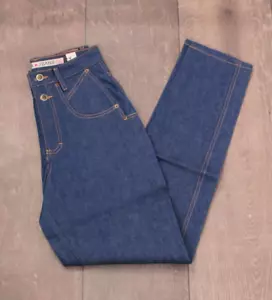 Vintage Damenjeans 80er 90er Nos Zena Gr. 26" 1980er 1990er Jahre dunkel gewaschen hochtailliert - Bild 1 von 13