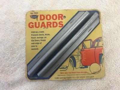 Accesorio de parachoques protector de puerta de coche gris NOS - Protectores de abolladuras de puerta automática vintage Foto 1 de 3