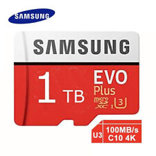 Tarjeta de memoria Samsung 1 TB Micro SD SDXC EVO Plus C10 UHS-I U3 con adaptador SD