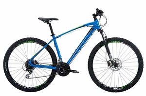Bici MONTANA URANO 29 " MTB Disco Idraulico - 3 x 8 - Ammortizzata Blu TG. M - Foto 1 di 3