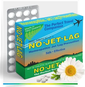 Miers Laboratories No Jet Lag Homeopathic Jet Lag Remedy (1 Pack, 32 Chewable - Picture 1 of 12