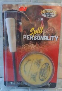 Hardy's Llamadas Personalizadas Personalidad Dividida Llamada Turquía Nuevo De Colección Hecho en WV, - Imagen 1 de 3