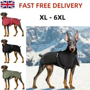Dog Winter Coats WaterProof Windproof Reflective Jacket For Medium Large Dogs UK - Picture 1 of 17