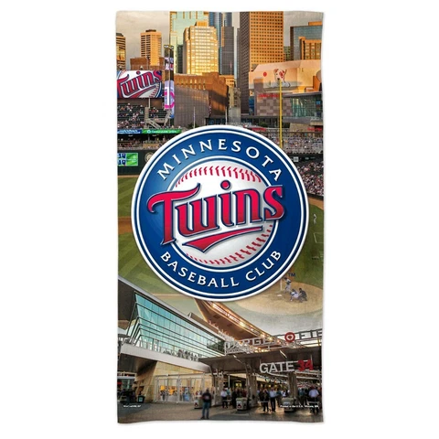 MINNESOTA TWINS TARGET FIELD 30"X60" SPECTRA BEACH TOWEL NEW WINCRAFT 👀 Cover