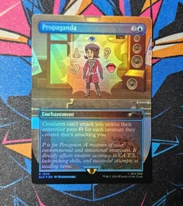 Propaganda NM Borderless Rainbow Foil MTG Secret Lair Fallout: S.P.E.C.I.A.L. - Picture 1 of 1