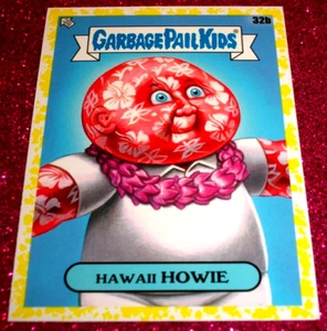 2021 Garbage Pail Kids Go On Vacation "HAWAII HOWIE" #32b Yellow Border - Bild 1 von 1